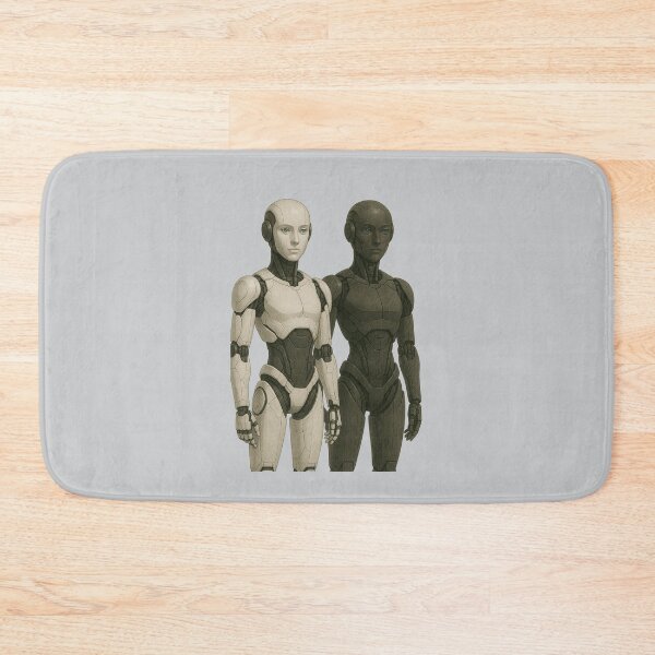 Item preview, Futuristic Humanoid Robot Companions designed and sold by TheWonkyEaselCo.
