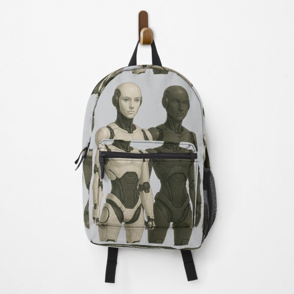 Item preview, Futuristic Humanoid Robot Companions designed and sold by TheWonkyEaselCo.