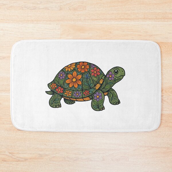 Item preview, Floral turtle  designed and sold by EnR-designs.