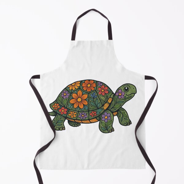 Item preview, Floral turtle  designed and sold by EnR-designs.