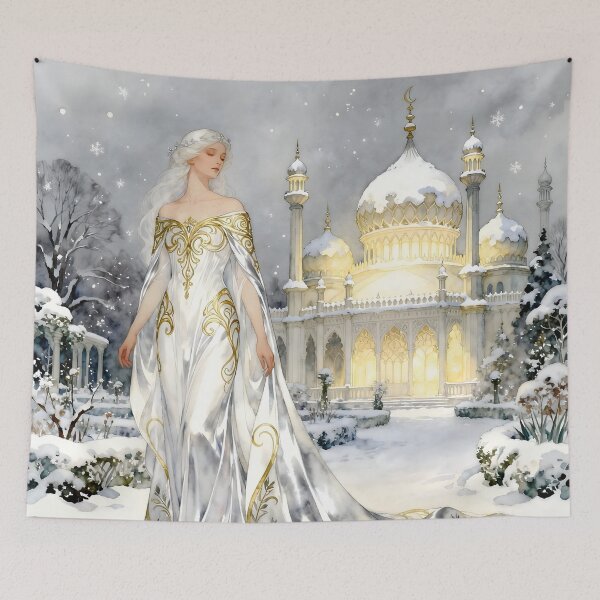 Item preview, Goddess Queen of Snow. Christmas Victorian. Yule. Royal Pavilion. Brighton designed and sold by SoniaSarkali.