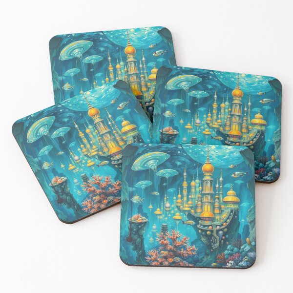 Item preview, Deep-Sea Metropolis – Life beneath the waves, surreal vibes & futuristic ocean dreams full of magic designed and sold by FotoworldEdel.