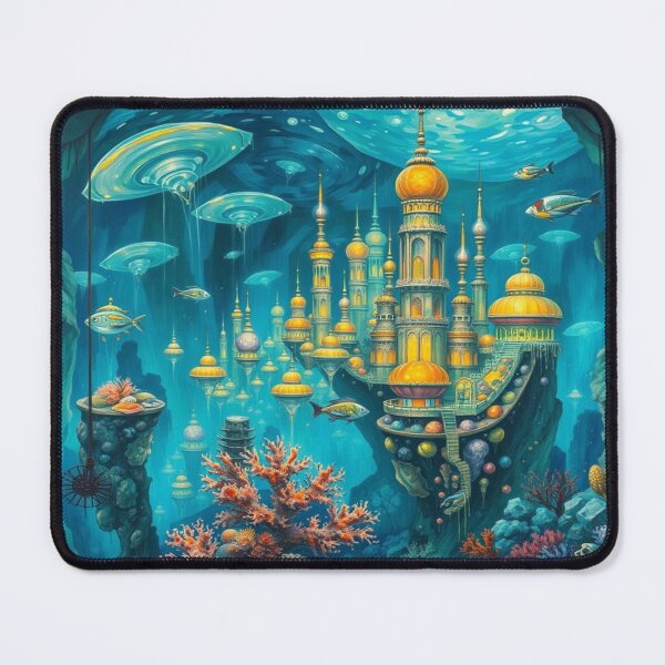 Item preview, Deep-Sea Metropolis – Life beneath the waves, surreal vibes & futuristic ocean dreams full of magic designed and sold by FotoworldEdel.