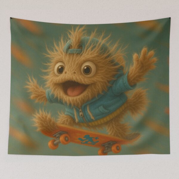 Item preview, Skater Hairy Frogfish designed and sold by Sillytoe.