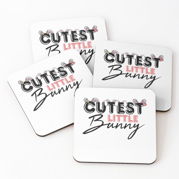 Item preview, Cutest Little Bunny – Cute Bunny Ear Typography Design designed and sold by JA World - Art & Design.