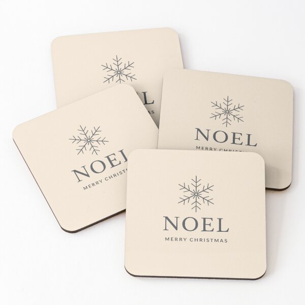 Item preview,  Minimalist Noel Christmas Snowflake - Elegant Holiday Typography designed and sold by Nature's Palette.