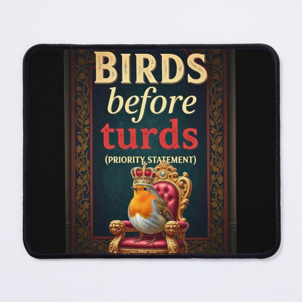 Item preview, Birds before turds designed and sold by FitEnvy.