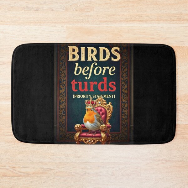 Item preview, Birds before turds designed and sold by FitEnvy.