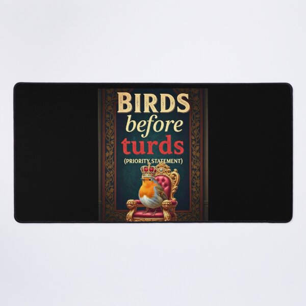 Item preview, Birds before turds designed and sold by FitEnvy.
