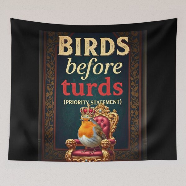 Item preview, Birds before turds designed and sold by FitEnvy.