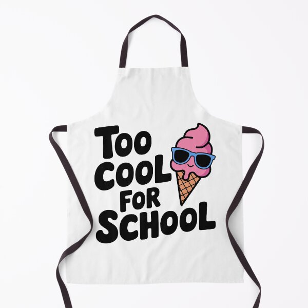 Item preview, Too Cool For School! Cute Icecream Pun designed and sold by PMCreative.