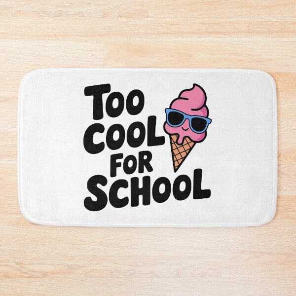 Item preview, Too Cool For School! Cute Icecream Pun designed and sold by PMCreative.