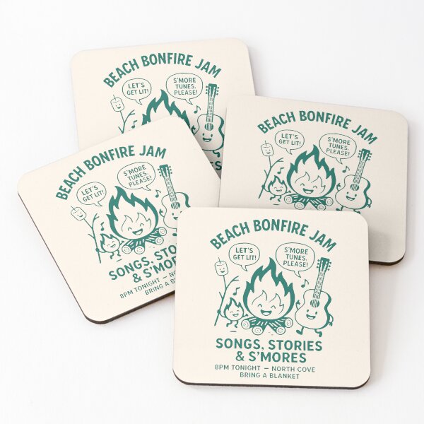 Item preview, Beach Bonfire Jam and S’mores designed and sold by PrintSmithArt.
