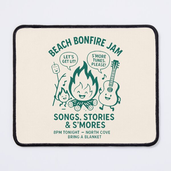 Item preview, Beach Bonfire Jam and S’mores designed and sold by PrintSmithArt.