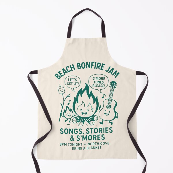 Item preview, Beach Bonfire Jam and S’mores designed and sold by PrintSmithArt.