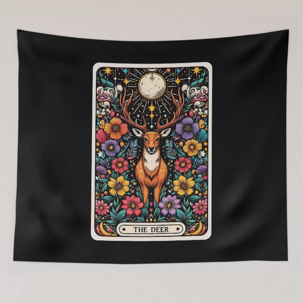 Item preview, Deer Spirit Tarot Deck Collection Apparel and Home Décor  designed and sold by Compass and a Camera.