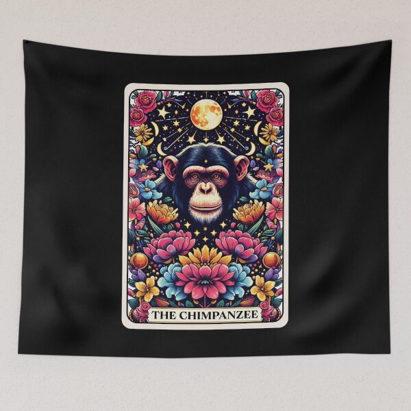 Item preview, The Chimpanzee Spirit Tarot Deck Collection Apparel and Home Décor  designed and sold by Compass and a Camera.