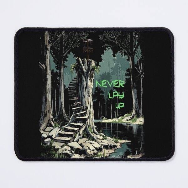 Item preview, Never Lay Up – Disc Golf Art Shirt designed and sold by BaggrDesigns.