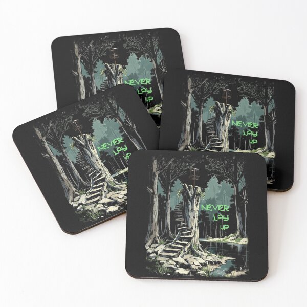 Item preview, Never Lay Up – Disc Golf Art Shirt designed and sold by BaggrDesigns.