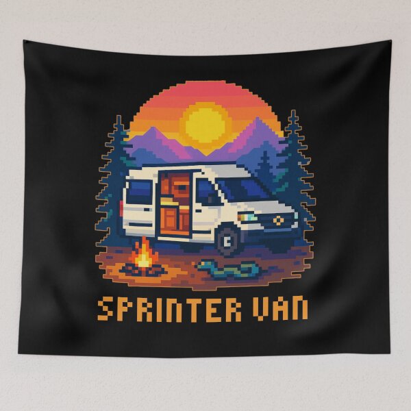 Item preview, Mercedes Sprinter camper conversion 8 bit designed and sold by VANLIFE..
