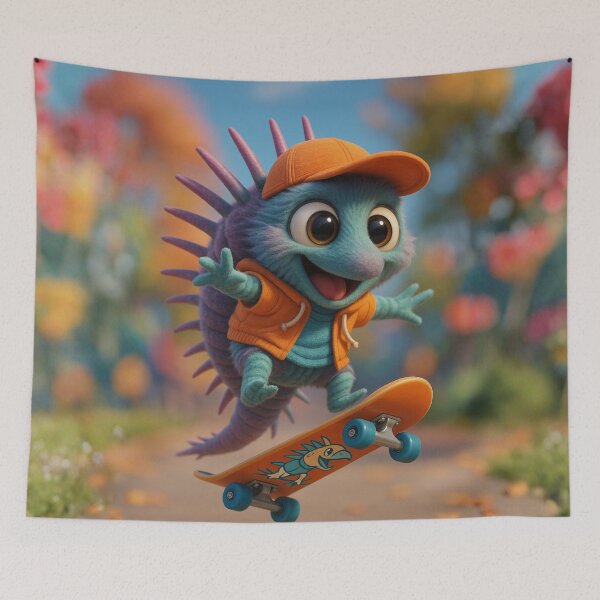 Item preview, Skater Hallucigenia designed and sold by Sillytoe.