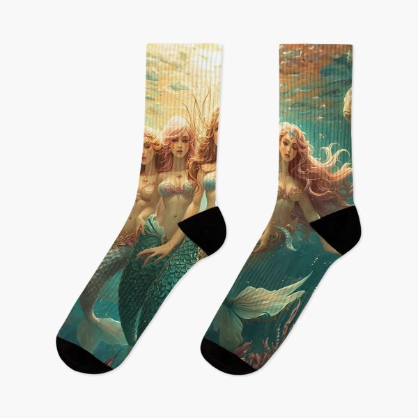 Item preview, Sisters of the Sea – Enchanted Mermaid Kingdom designed and sold by Edenglow Prints & Peculiars.