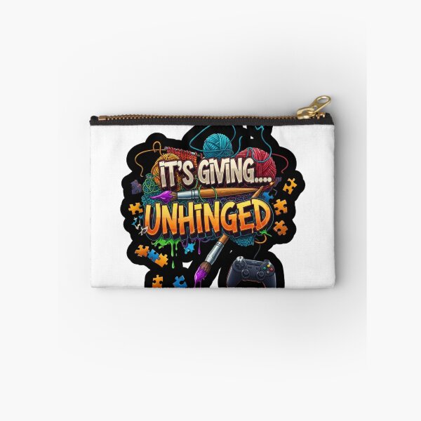 Item preview, t's giving... unhinged designed and sold by FitEnvy.