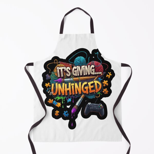 Item preview, t's giving... unhinged designed and sold by FitEnvy.