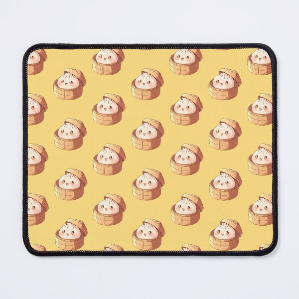 Item preview, Kawaii Steamed Bun in Bamboo Steamer - Cute Dim Sum Food Art designed and sold by RudArtAI.