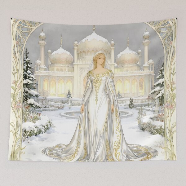 Item preview, Goddess Queen of Snow. Christmas Victorian. Yule. Royal Pavilion. Brighton designed and sold by SoniaSarkali.