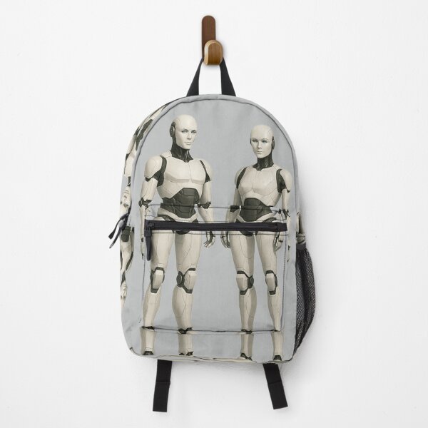 Item preview, Futuristic Male and Female Humanoid Robots designed and sold by TheWonkyEaselCo.