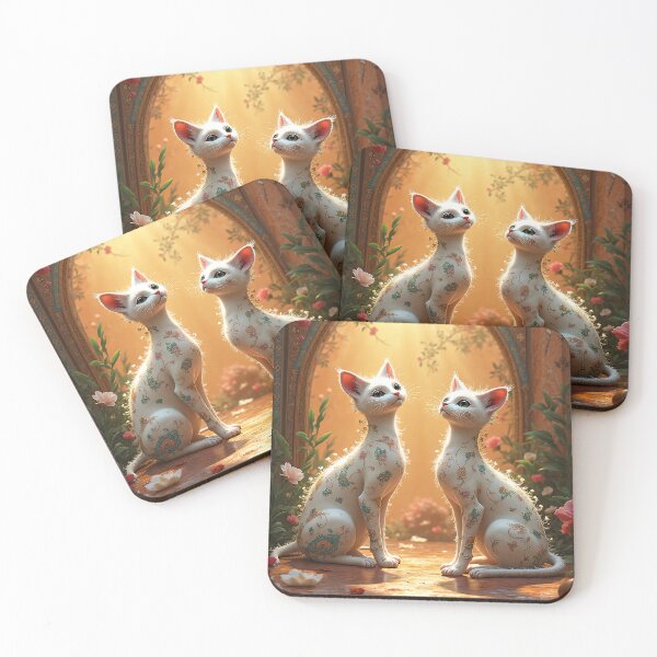 Item preview, Floral cats designed and sold by gianoxart.