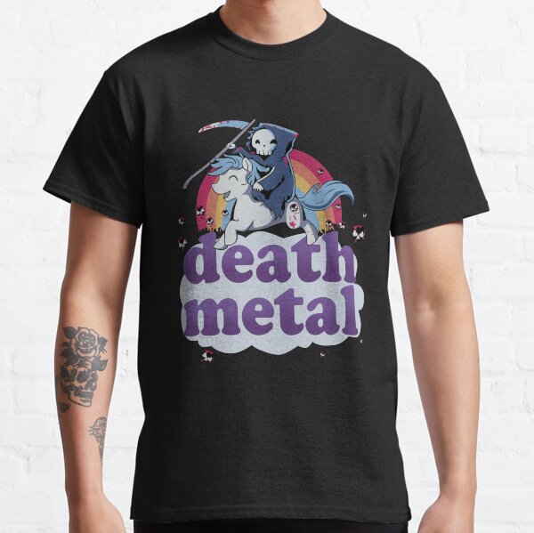 death metal t shirt unicorn