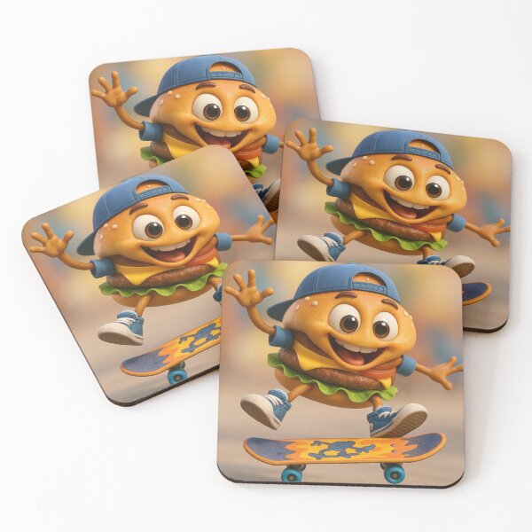 Item preview, Skater Hamburger designed and sold by Sillytoe.