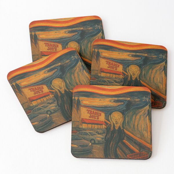 Item preview, The Scream – Trader Joe’s Parking Lot (Parody Art Print) designed and sold by DiamondSkyShirt.