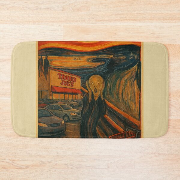 Item preview, The Scream – Trader Joe’s Parking Lot (Parody Art Print) designed and sold by DiamondSkyShirt.