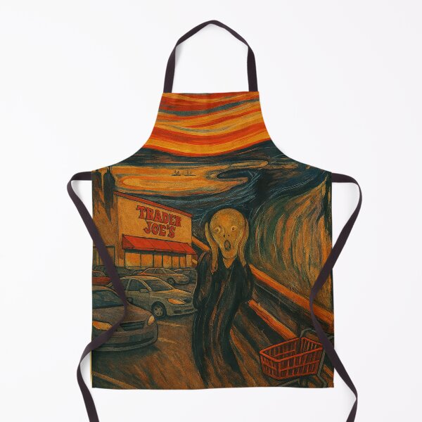 Item preview, The Scream – Trader Joe’s Parking Lot (Parody Art Print) designed and sold by DiamondSkyShirt.