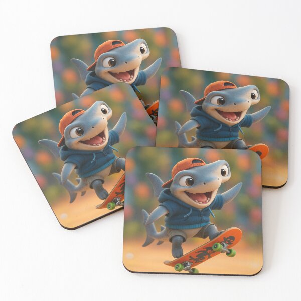 Item preview, Skater Hammerhead Shark designed and sold by Sillytoe.