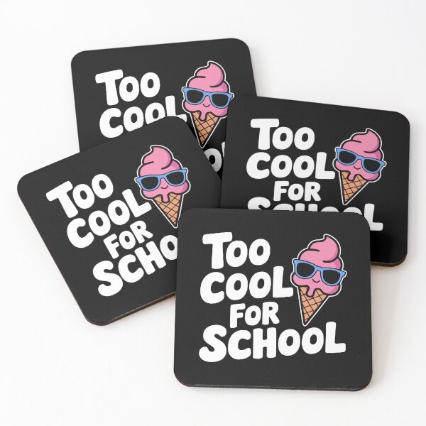 Item preview, Too Cool For School! Funny Icecream Pun designed and sold by PMCreative.