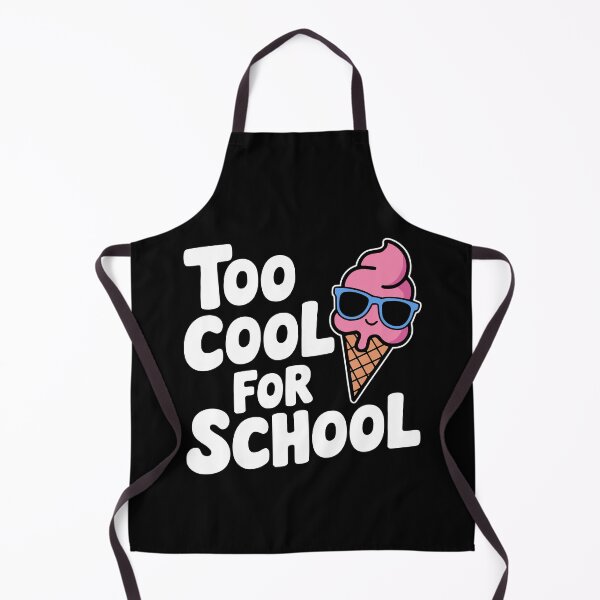 Item preview, Too Cool For School! Funny Icecream Pun designed and sold by PMCreative.