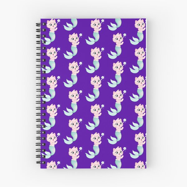 Item preview, Cute Mermaid Cat Illustration - Adorable Mercat Blowing Bubbles designed and sold by RudArtAI.