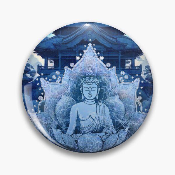 Item preview, Buddha batik temple  designed and sold by AuroraXGreen.