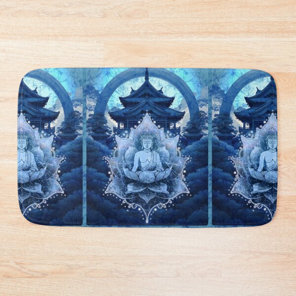 Item preview, Buddha batik temple  designed and sold by AuroraXGreen.