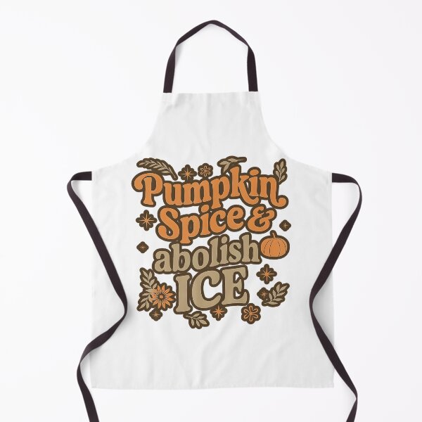 Item preview, Pumpkin Spice & Abolish ICE (with border) designed and sold by BerlinerKatzen.