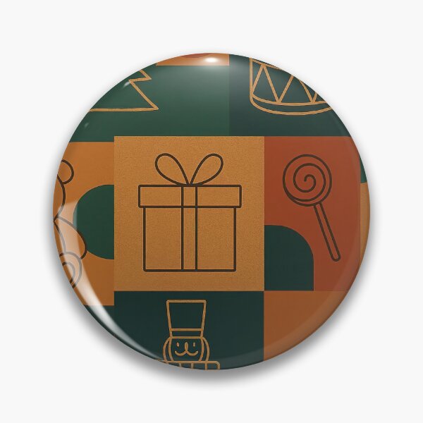 Item preview, Christmas holiday themed patchwork collage with festive symbols and icons designed and sold by 4Seasons.