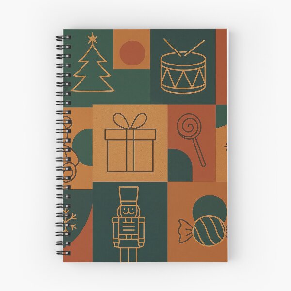 Item preview, Christmas holiday themed patchwork collage with festive symbols and icons designed and sold by 4Seasons.