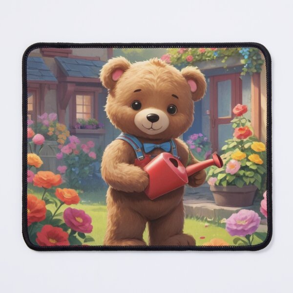 Item preview, Teddy Bear watering garden designed and sold by Sweet Dreams Ambience.
