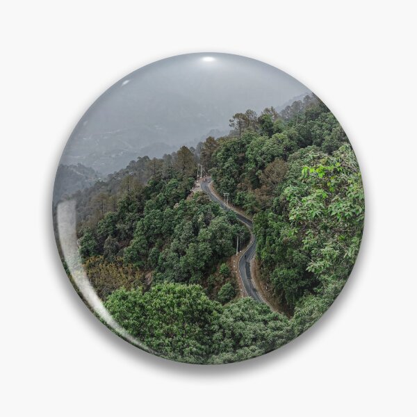 Item preview, Winding Road Through Misty Green Mountains designed and sold by OldTownKid.