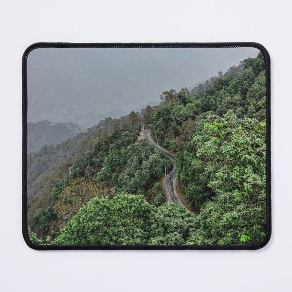 Item preview, Winding Road Through Misty Green Mountains designed and sold by OldTownKid.