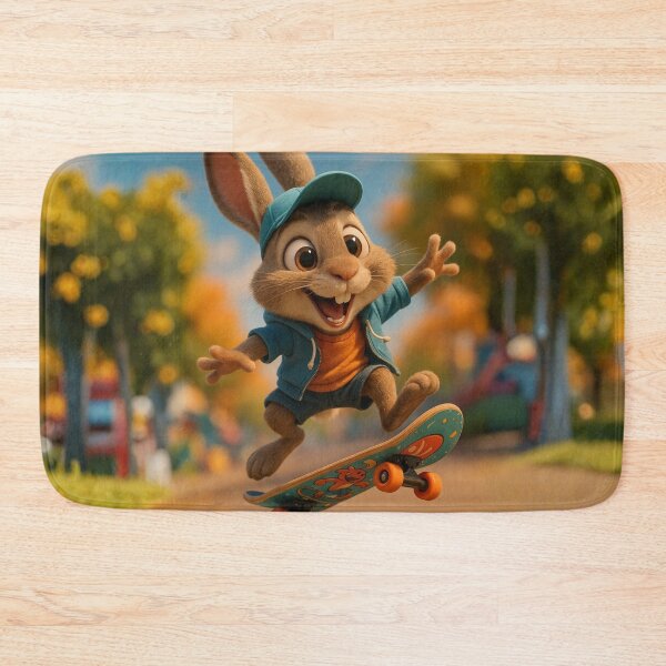 Item preview, Skater Hare designed and sold by Sillytoe.